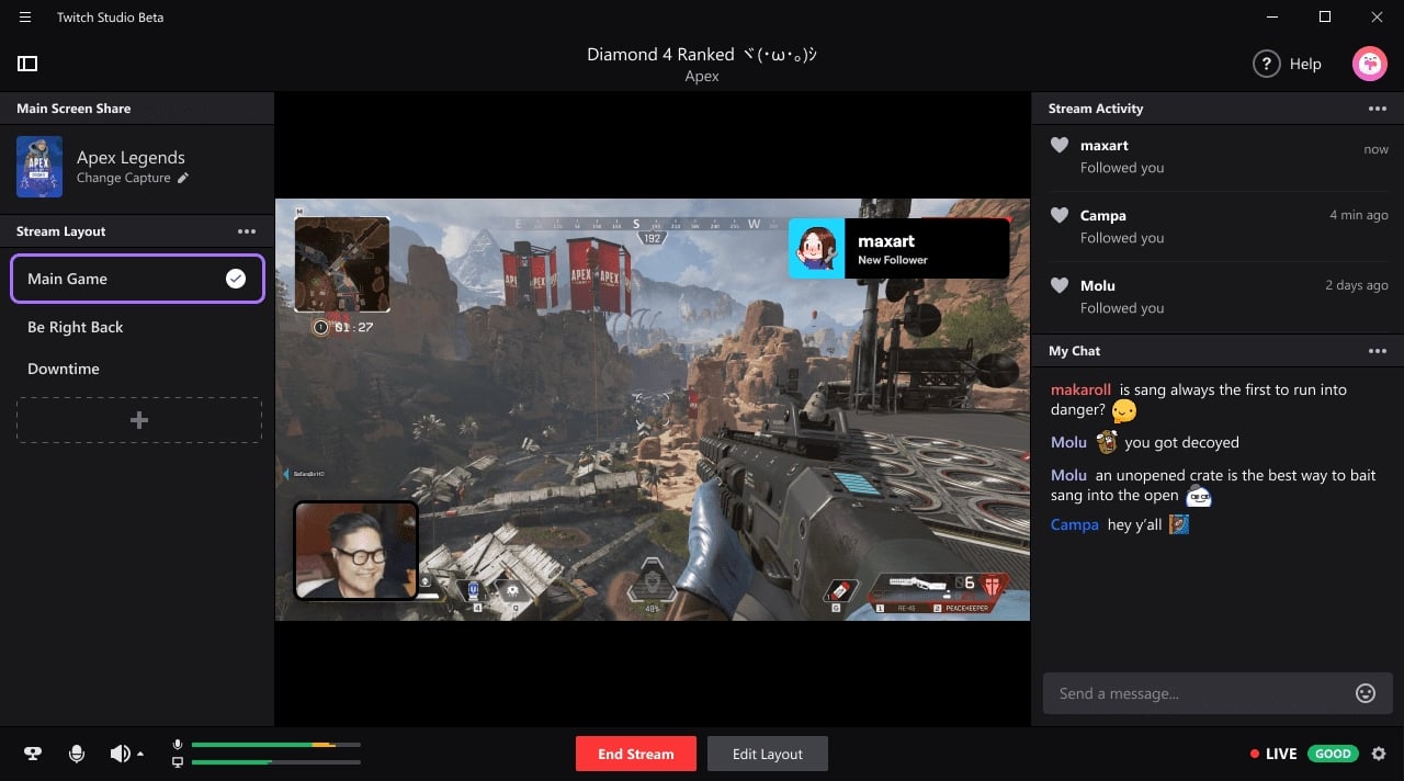 نرم افزار Twitch Studio