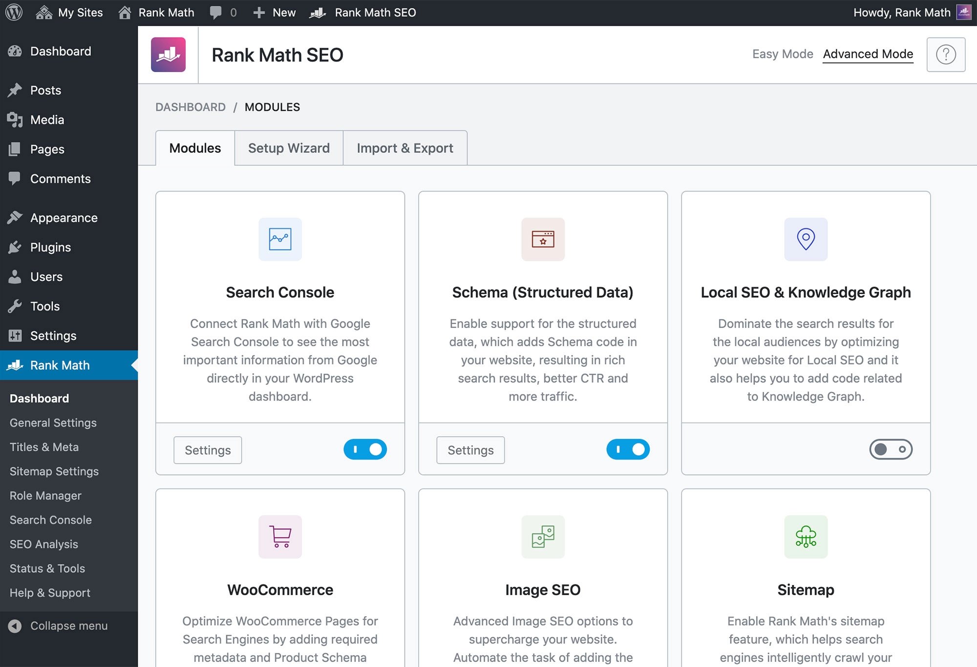 افزونه Rank Math SEO