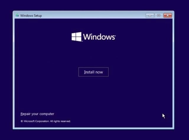 آپدیت ویندوز با فایل اصلی