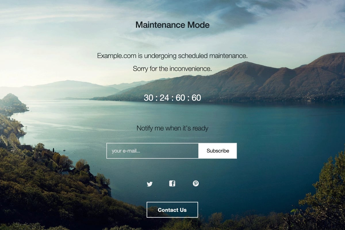 افزونه WP Maintenance – WordPress plugin