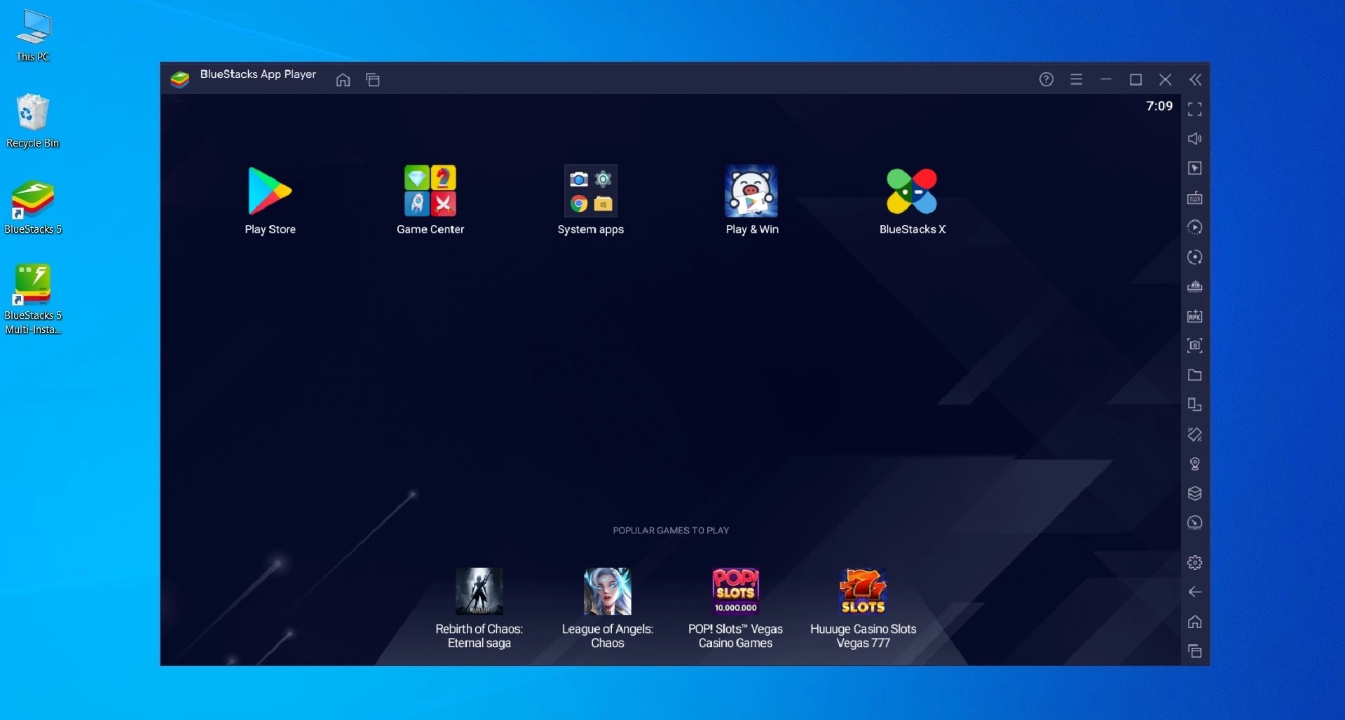تاریخچه نرم‌افزار Bluestacks