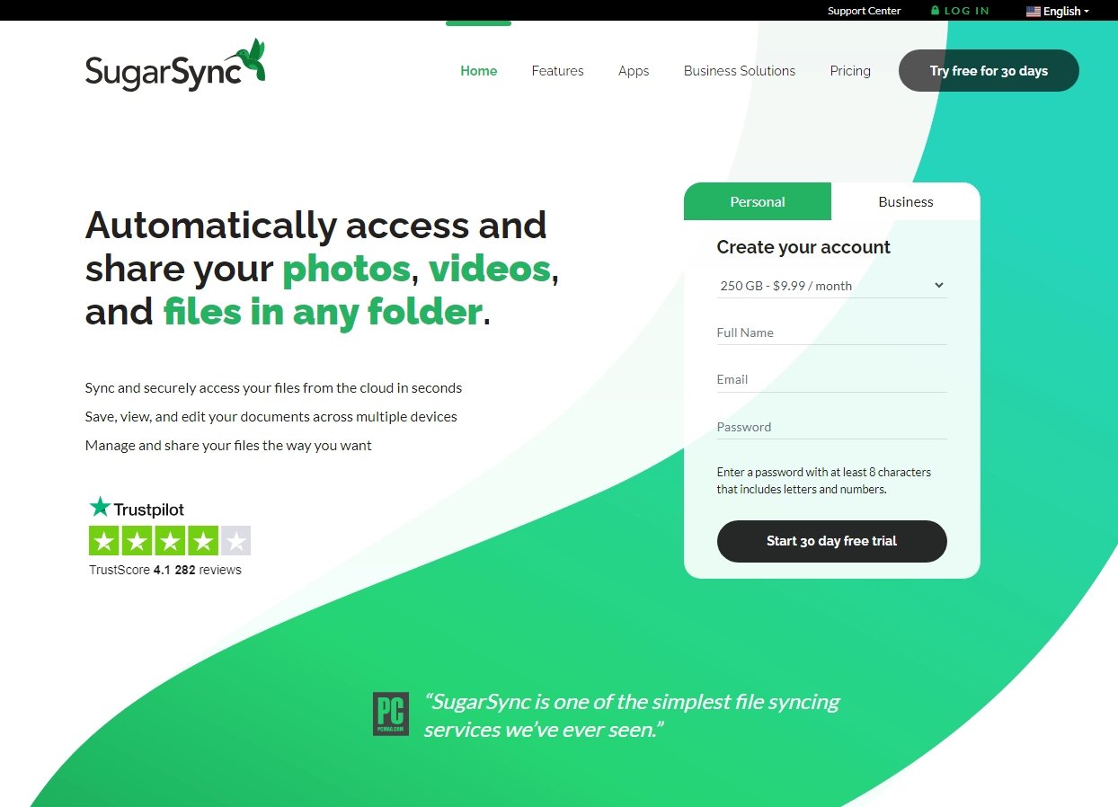  سایت‌ آپلود فایل رایگان SugarSync