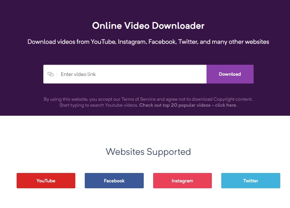 دانلود از یوتیوب با سایت  qdownloader