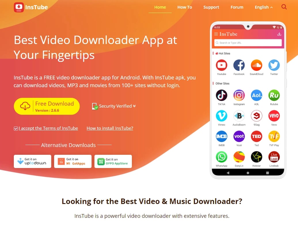 دانلود از یوتیوب برای اندروید با برنامه InsTube