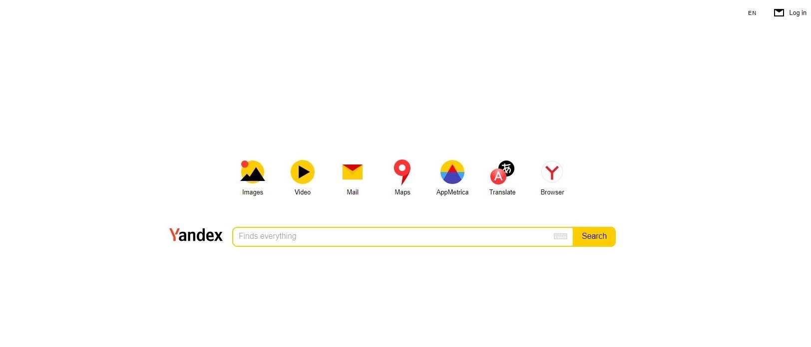 موتور جستجوی Yandex