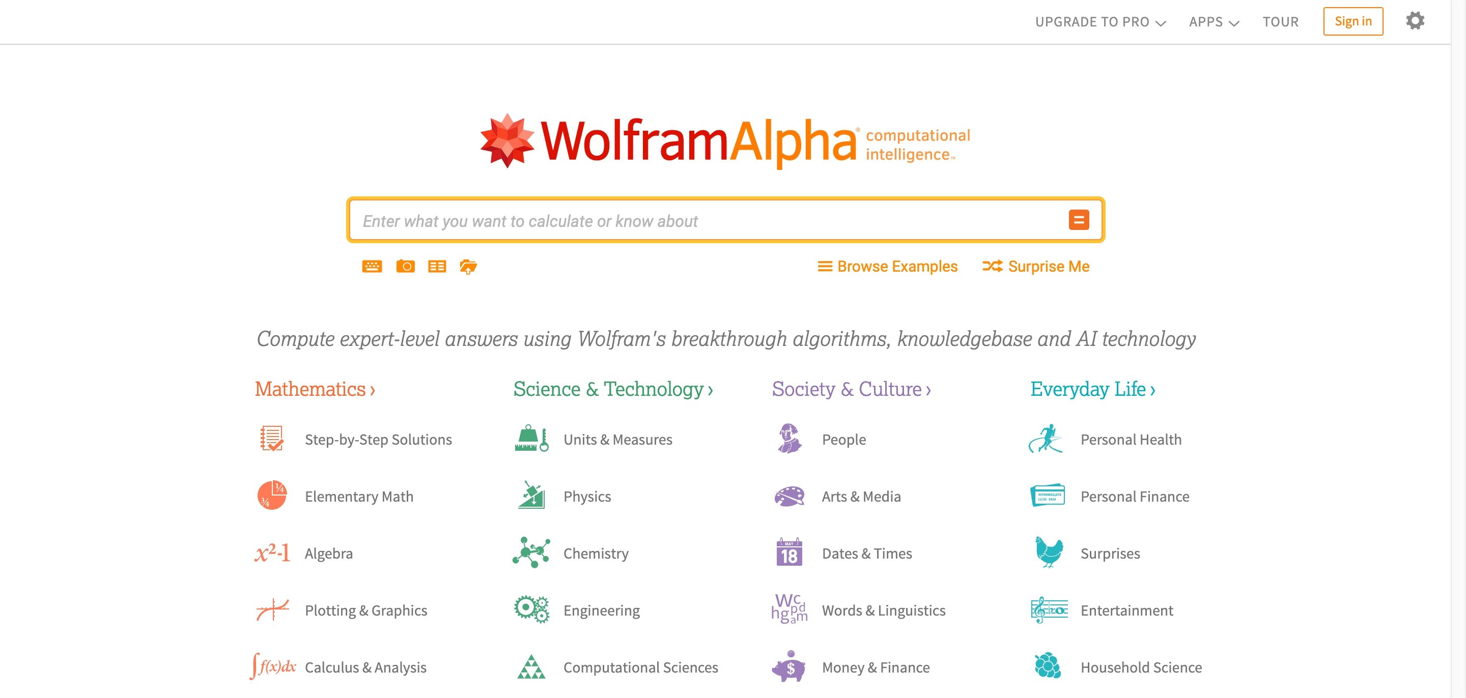 موترو جستجوی WolframAlpha