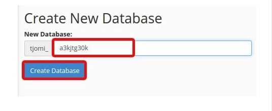 ایجاد پایگاه داده در cPanel برای نصب جوملا