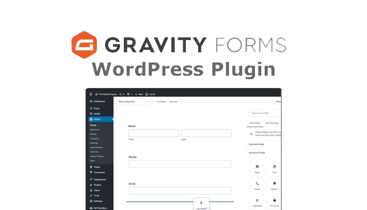 افزونه ایجاد فرم تماس Gravity Forms