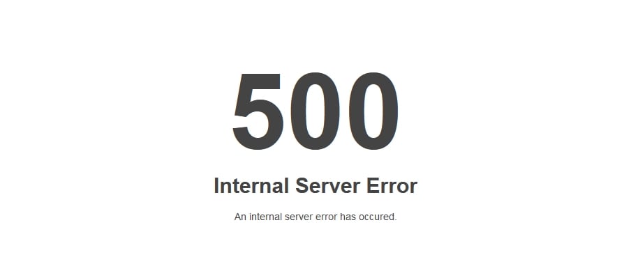 حذف ارور 500 هنگام باز کردن یک صفحه وب