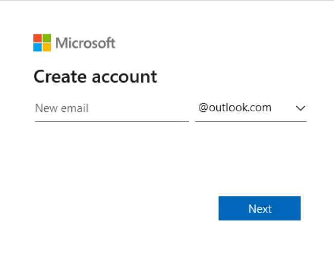 ایجاد ایمیل در Outlook