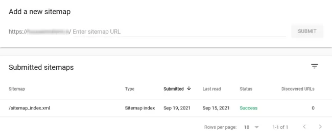 9 - Add Site Map to Google Search Console