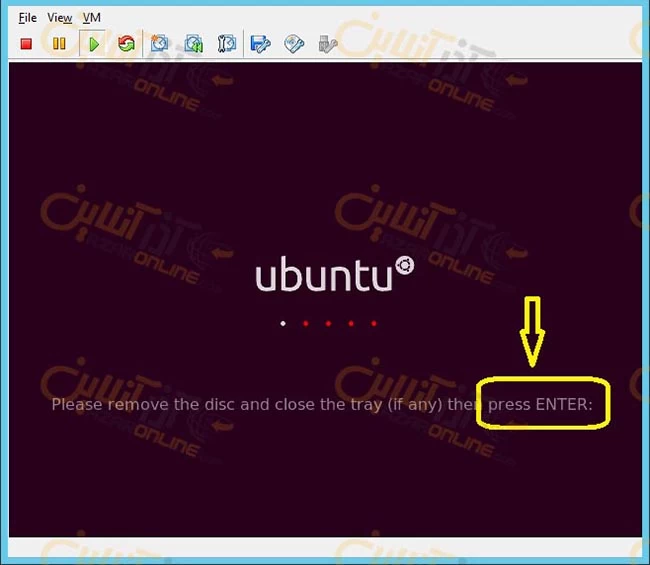 ubuntu desktop روی vmware