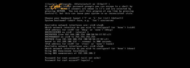 وارد کردن پسورد یوزر روت در OpenBSD