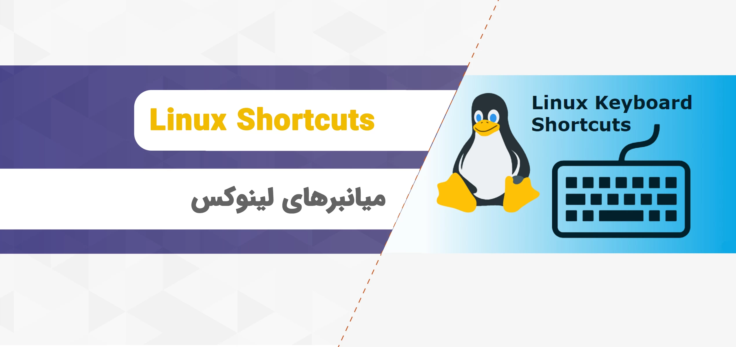 میانبرهای لینوکس، راهنمای shortcutهای سیستم عامل لینوکس